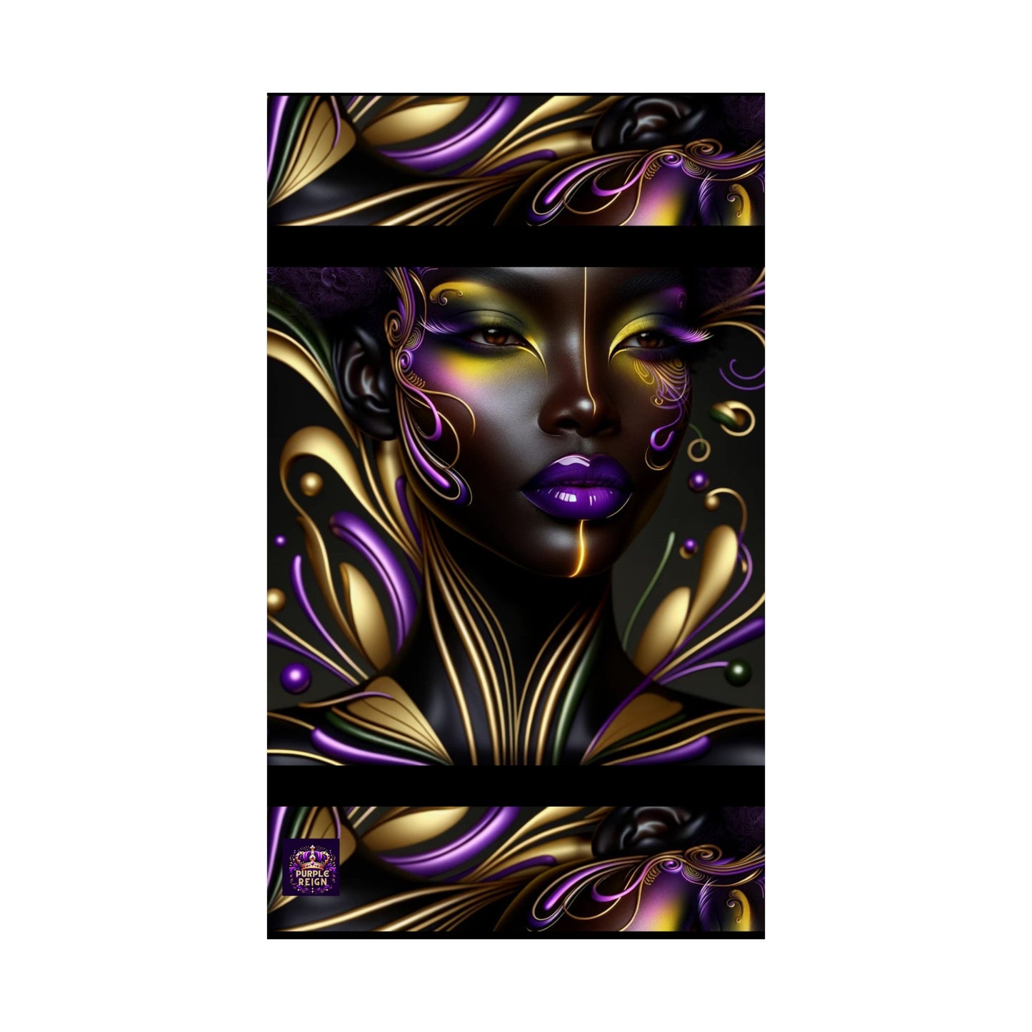 Purrple Reign Matte Vertical Posters #PR7