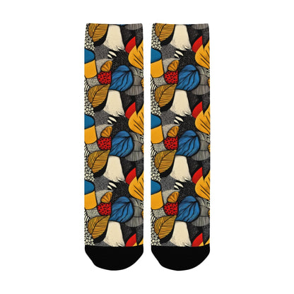 Geometric Pattern Socks for Men Women's Custom Socks