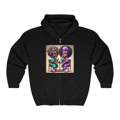 Monday Vibes Unisex Heavy Blend™ Full Zip Hooded Sweatshirt #MV2