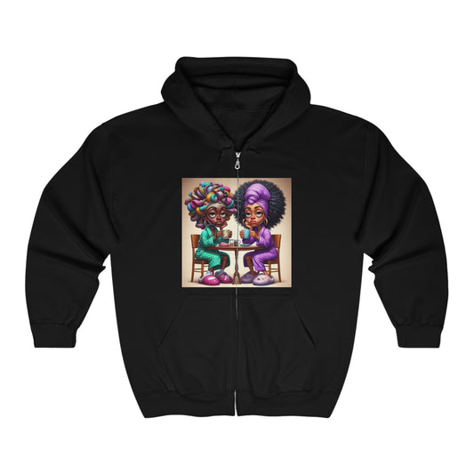 Monday Vibes Unisex Heavy Blend™ Full Zip Hooded Sweatshirt #MV2
