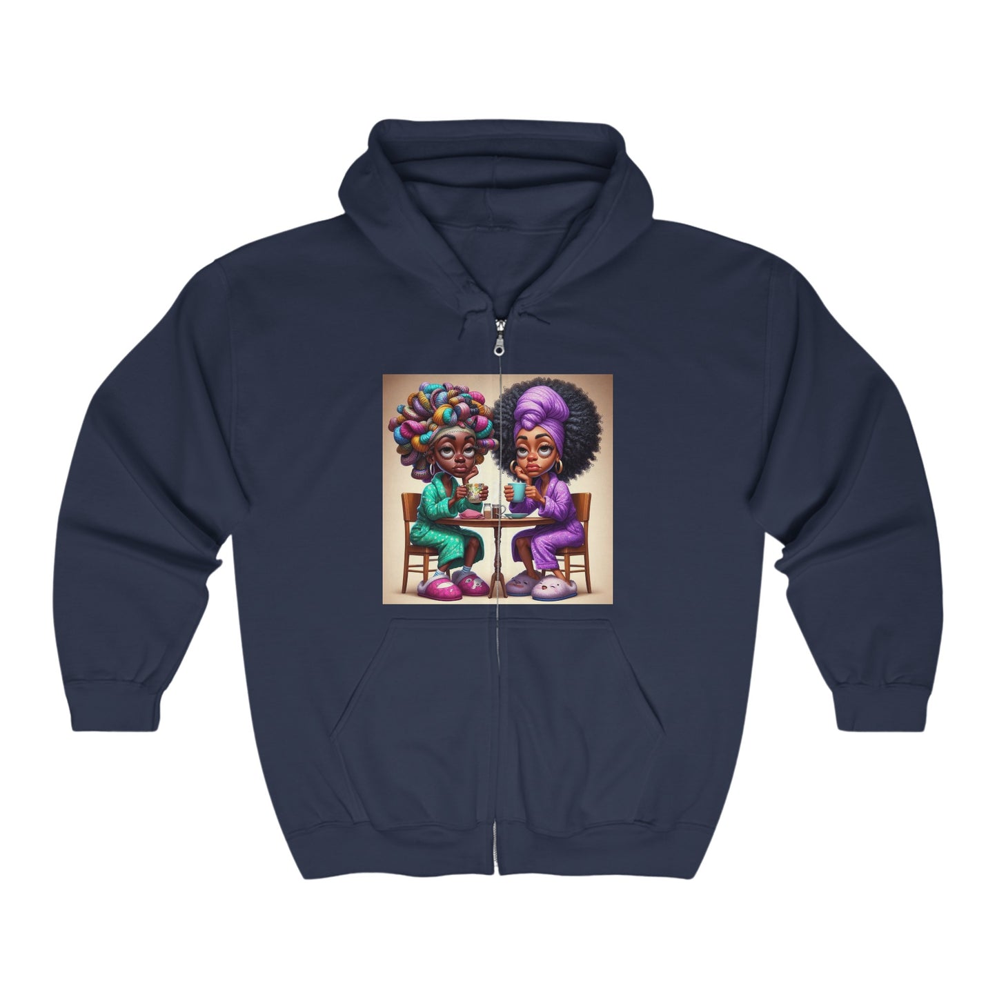 Monday Vibes Unisex Heavy Blend™ Full Zip Hooded Sweatshirt #MV2