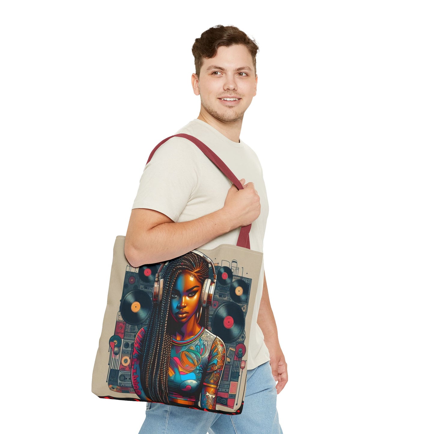 Feel The Music Tote Bag (AOP) #FM2