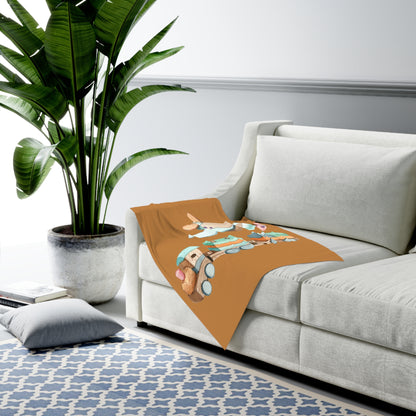 Train Baby Swaddle Blanket #TR1