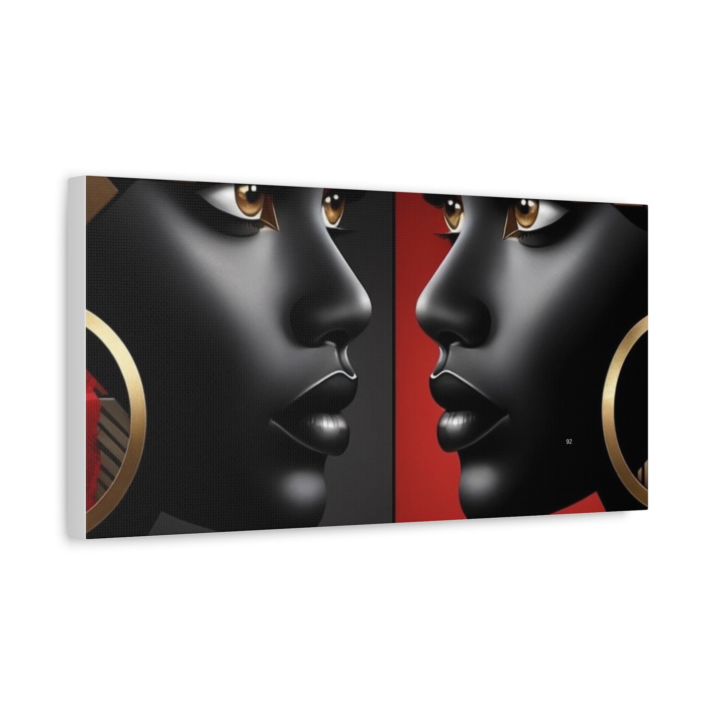 Dual Faced Matte Canvas, Stretched, 1.25" #DF1