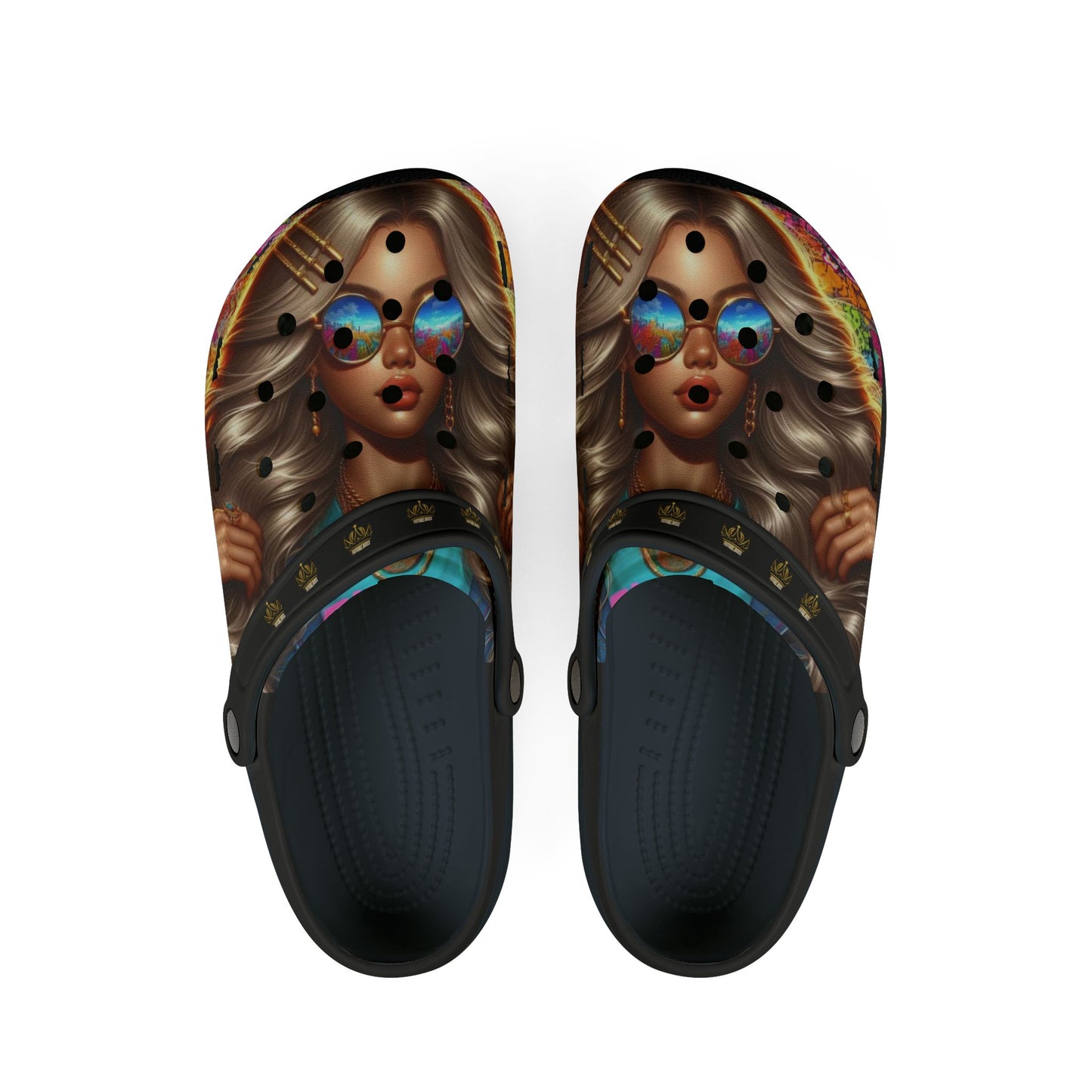 Future Boss EVA Foam Rubber Shoes (AOP) #35U
