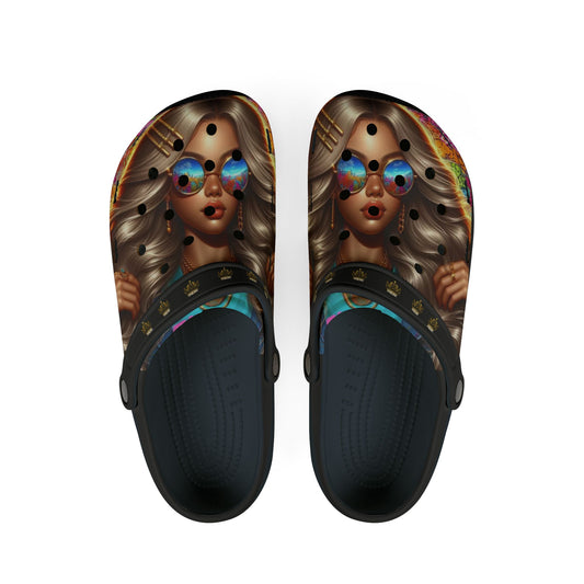 Future Boss EVA Foam Rubber Shoes (AOP) #35U