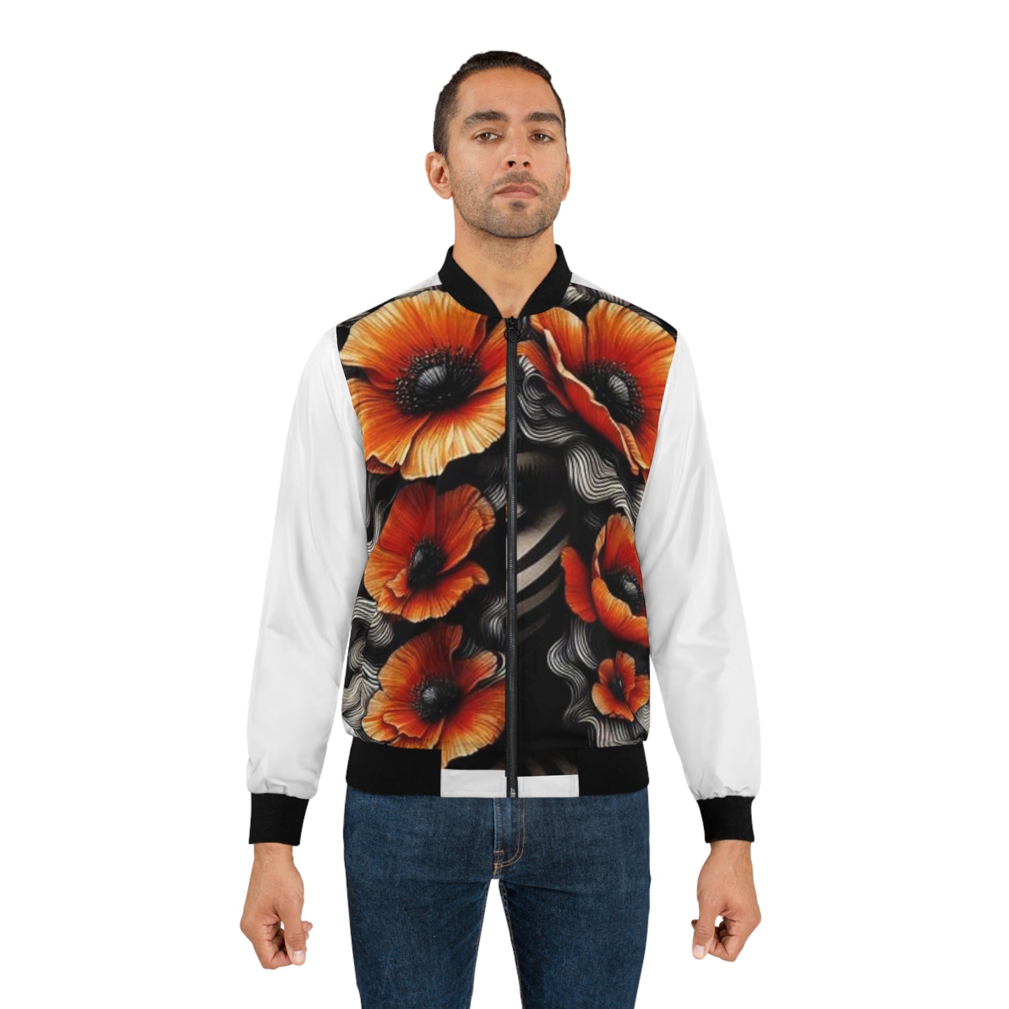Zebra Fantasy Men's Bomber Jacket (AOP) #ZF13
