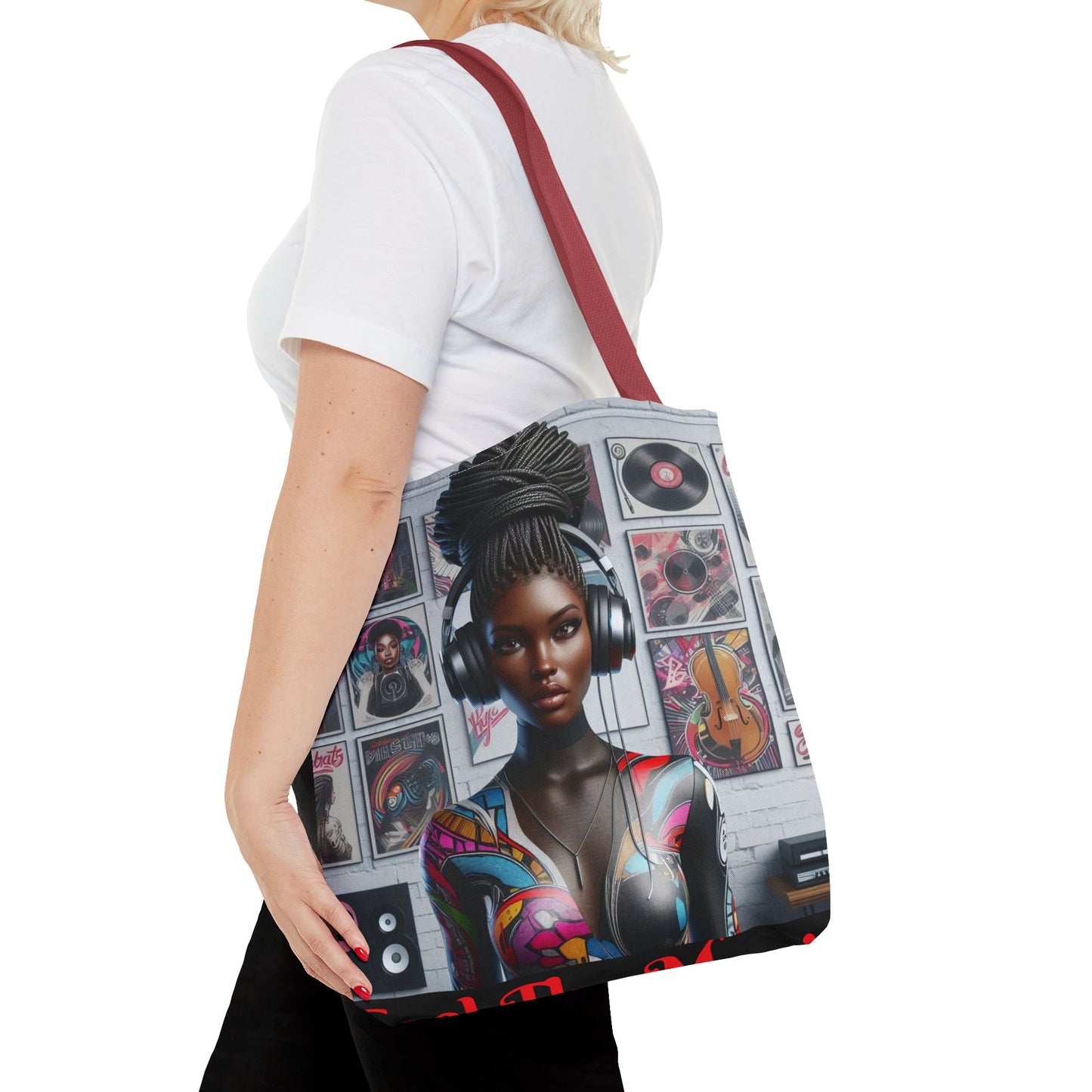 Feel The Music Tote Bag (AOP) #FM20
