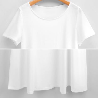 Round neck short sleeve dress Short Sleeve Round-Neck Long Dress