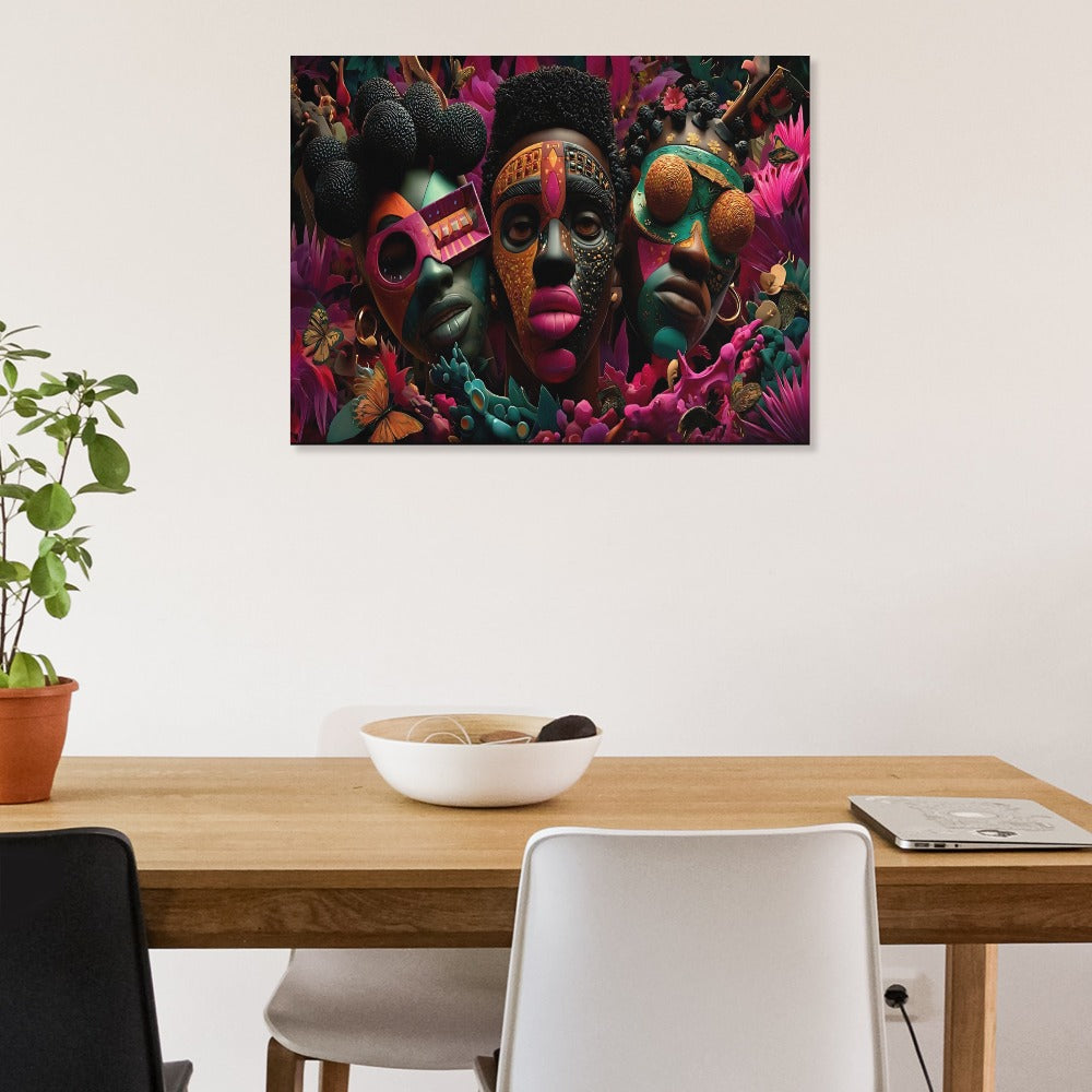 AfroCentric Canvas Print Multiple Sizes No Frame