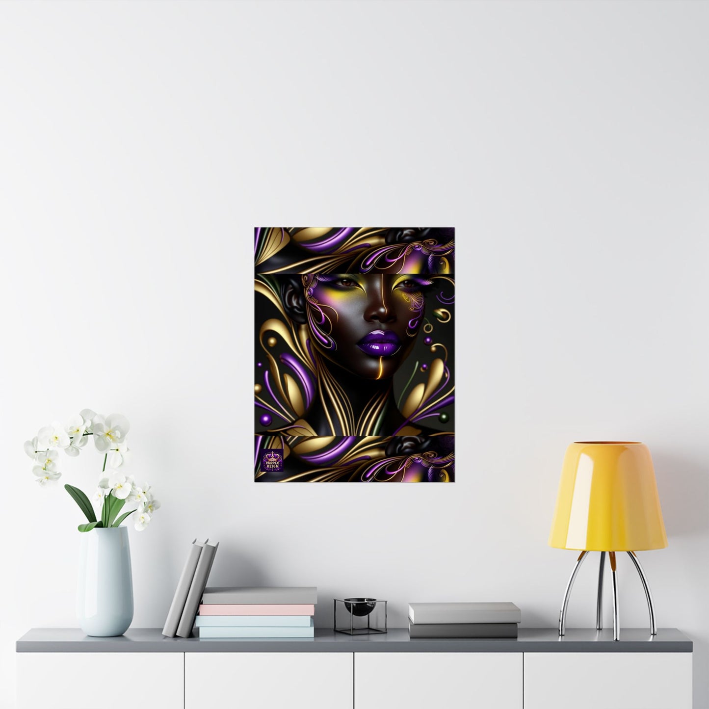 Purrple Reign Matte Vertical Posters #PR7