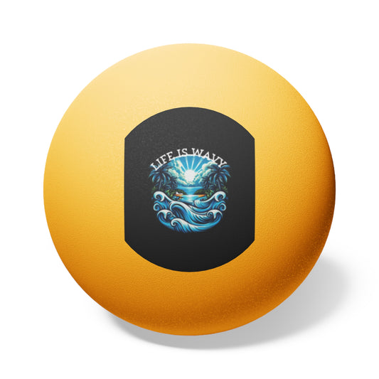 Life is Wavy Ping Pong Balls, 6 pcs #LW1