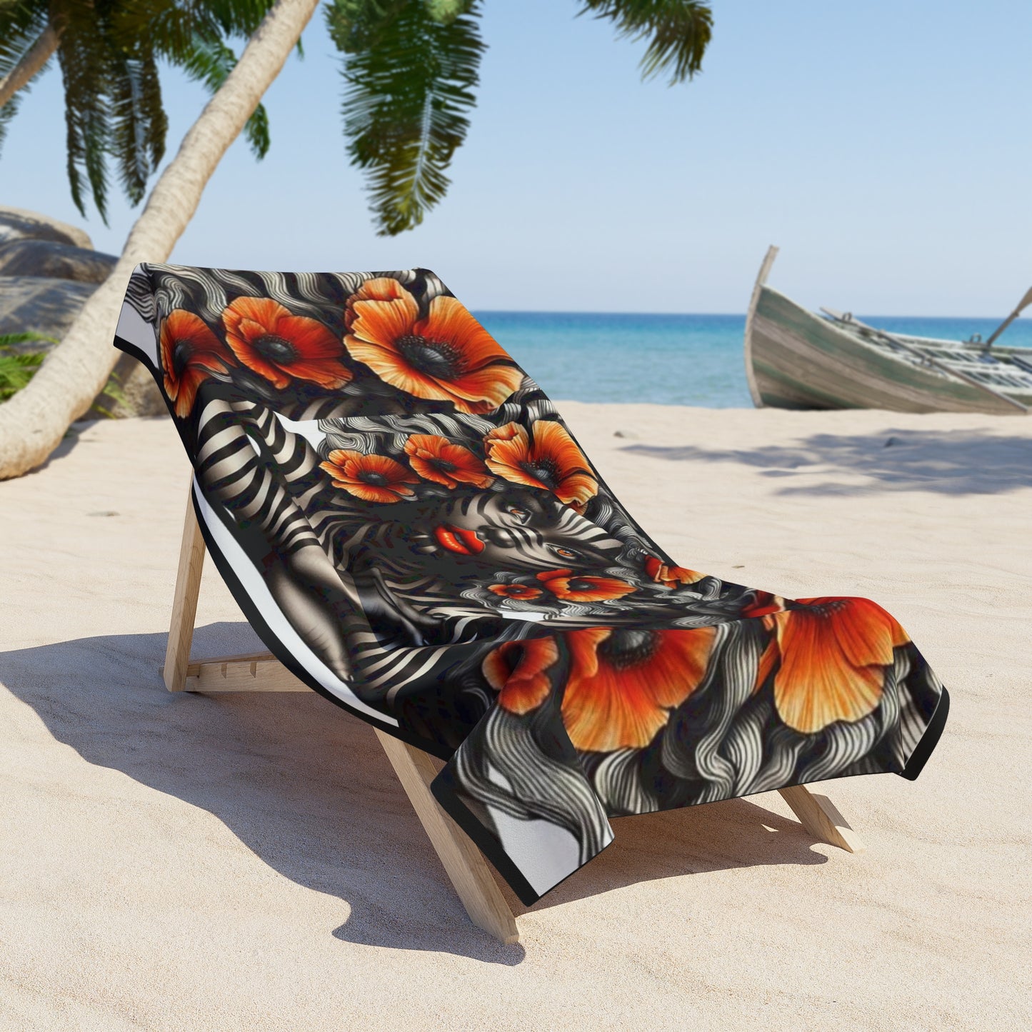 Zebra Fantasy Beach Towel #ZF28