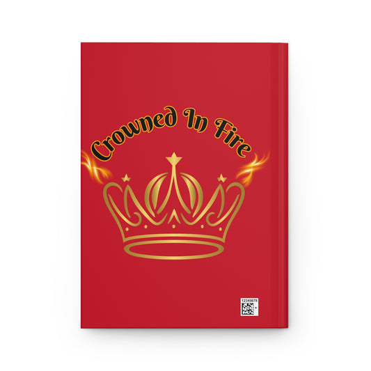 Afrocentric Woman Journal, Red Garnet Diary Notebook Gift for Writers, Matte