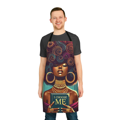 I Choose Me Apron, 5-Color Straps (AOP) #ICM1