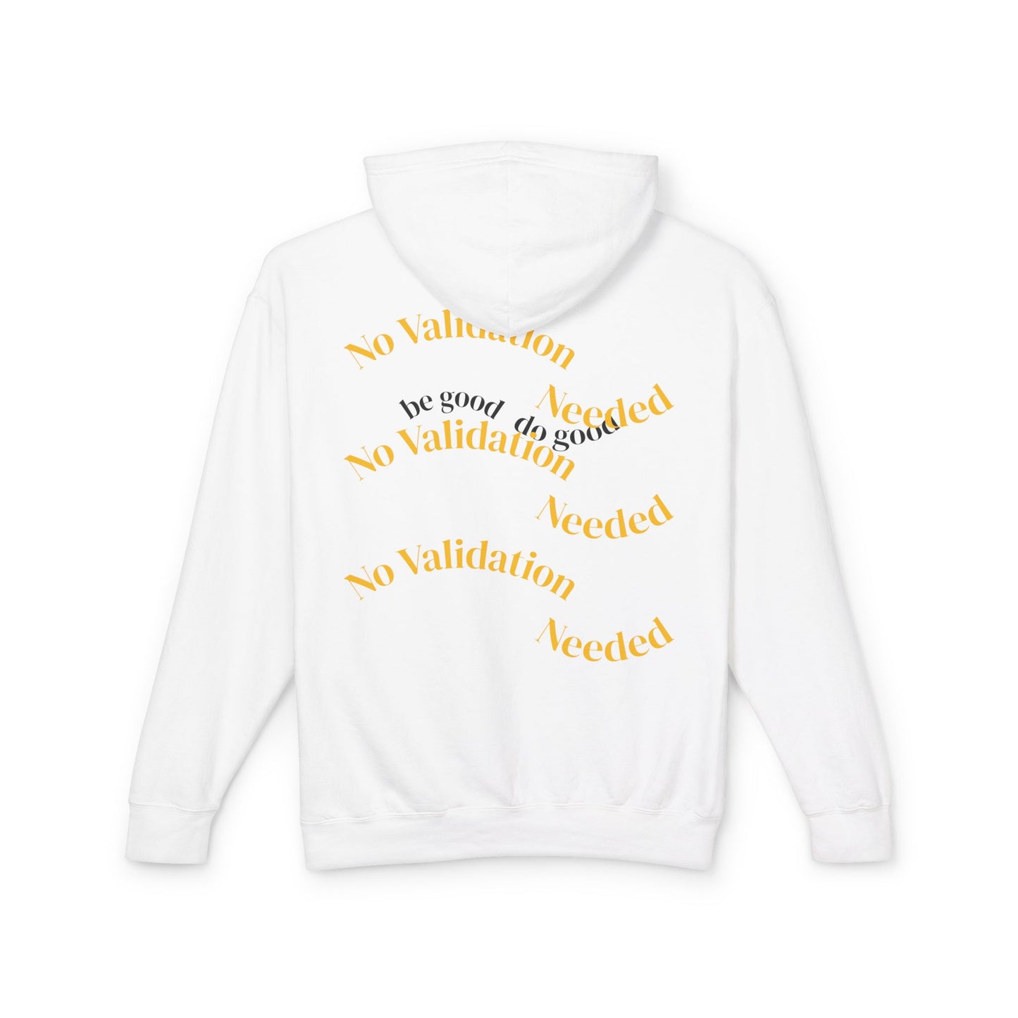 Empowering Affirmations Lightweight Hoodie, Inspirational Sweatshirt, Self Love