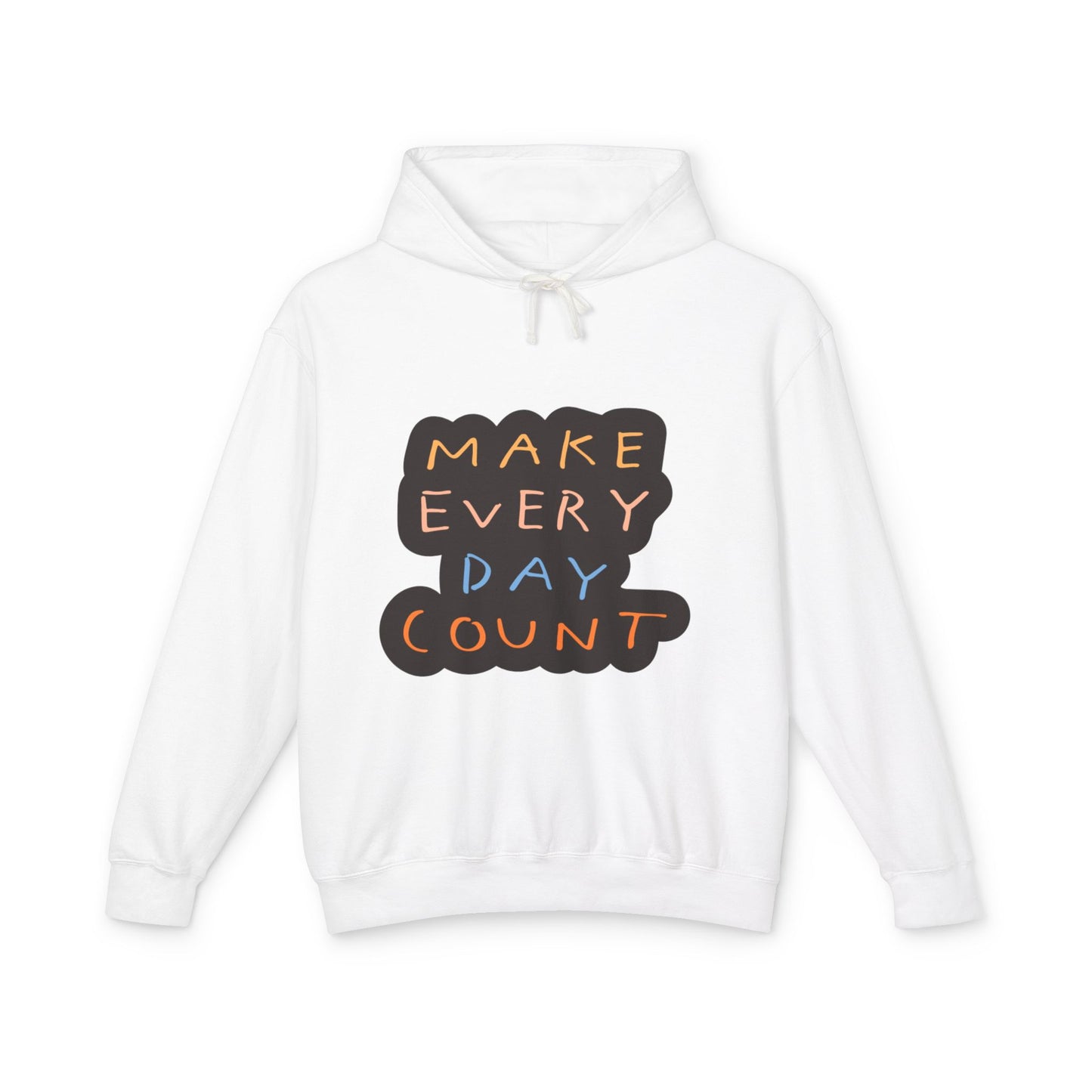 Affirmations Unisex Lightweight Hooded Sweatshirt #AU1