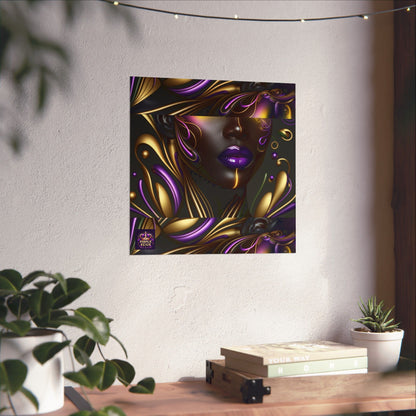 Purrple Reign Matte Vertical Posters #PR7