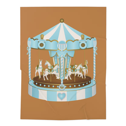 Merry Go Around Baby Swaddle Blanket #MGA1