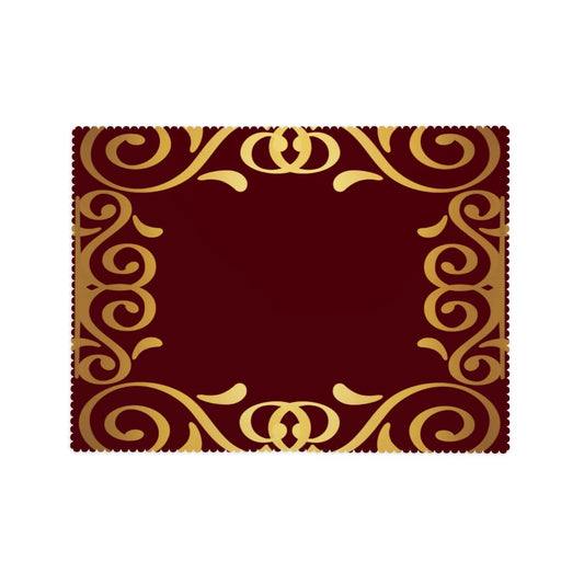 Special Occasion Rectangular Table Cloth with Wavy Edge