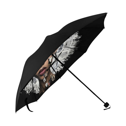 Locked In and Mission Ready Umbrella Anti-UV Foldable Umbrella (Underside Printing) (U07)