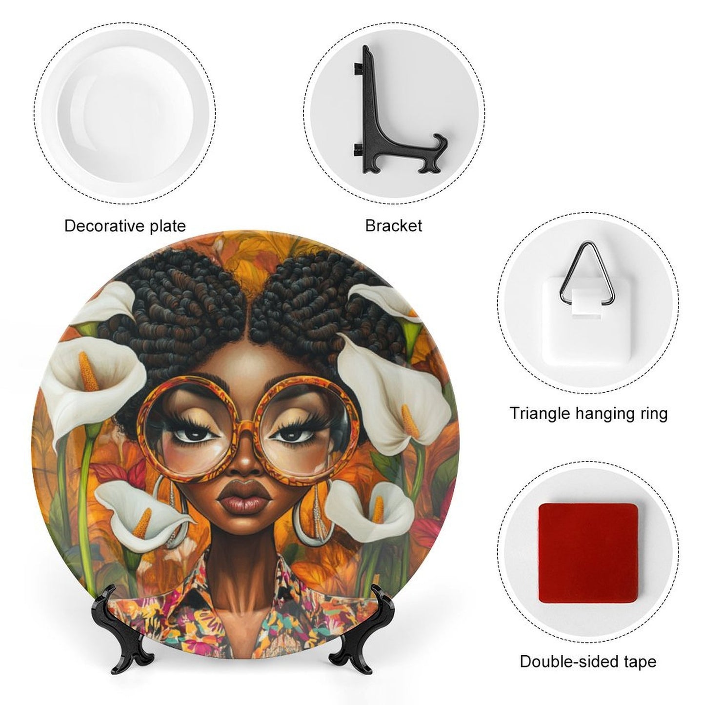 Bone China Decorative Plate