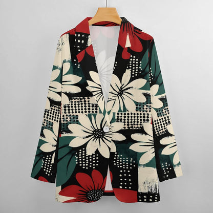 Women's Casual Suit All Over Print Women's Blazer
