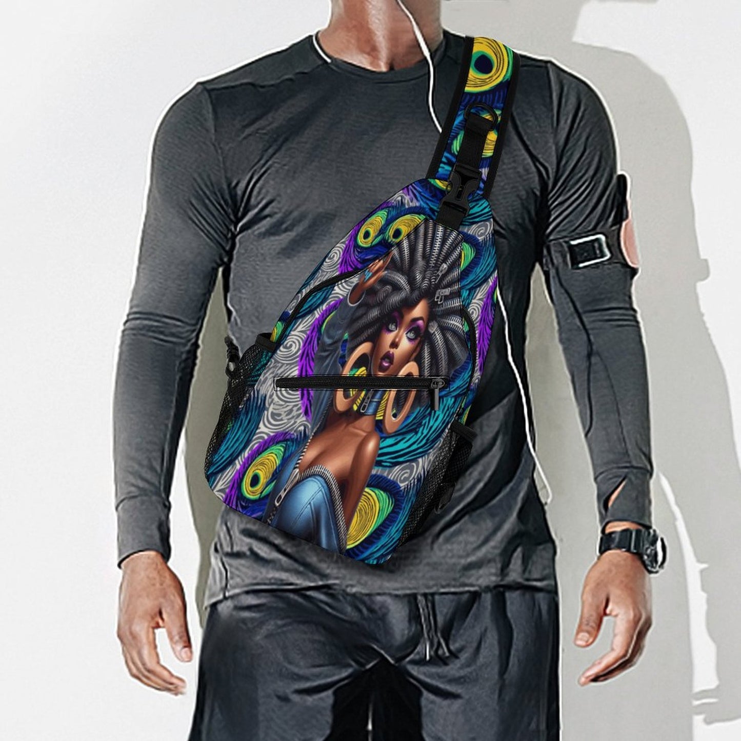 Create Unique Sling Bags with Our durable polyester (All-Over Printing)