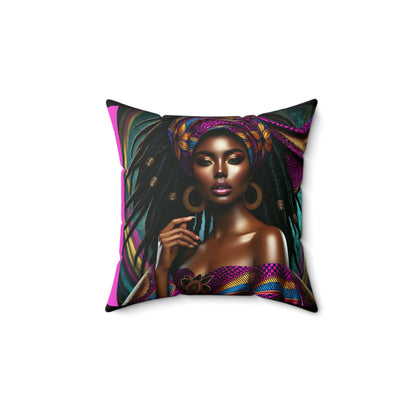 Divinity Luxury Spun Polyester Square Pillow #DL1