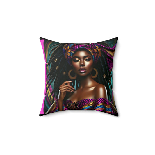 Divinity Luxury Spun Polyester Square Pillow #DL1