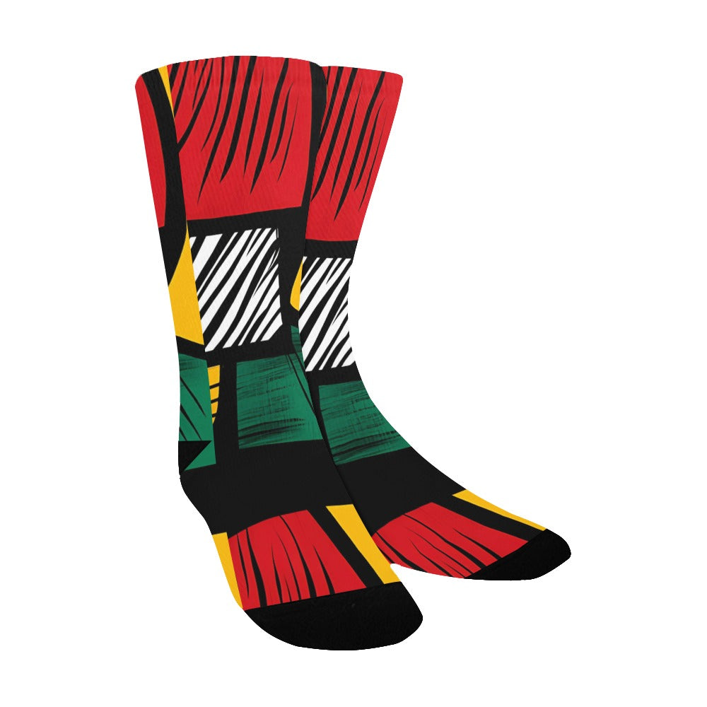 Geometric Pattern Socks for Men Custom Socks for Kids