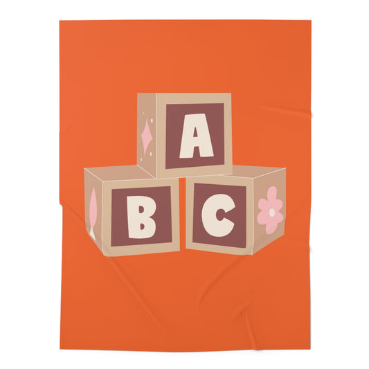 ABC Baby Swaddle Blanket #ABC1