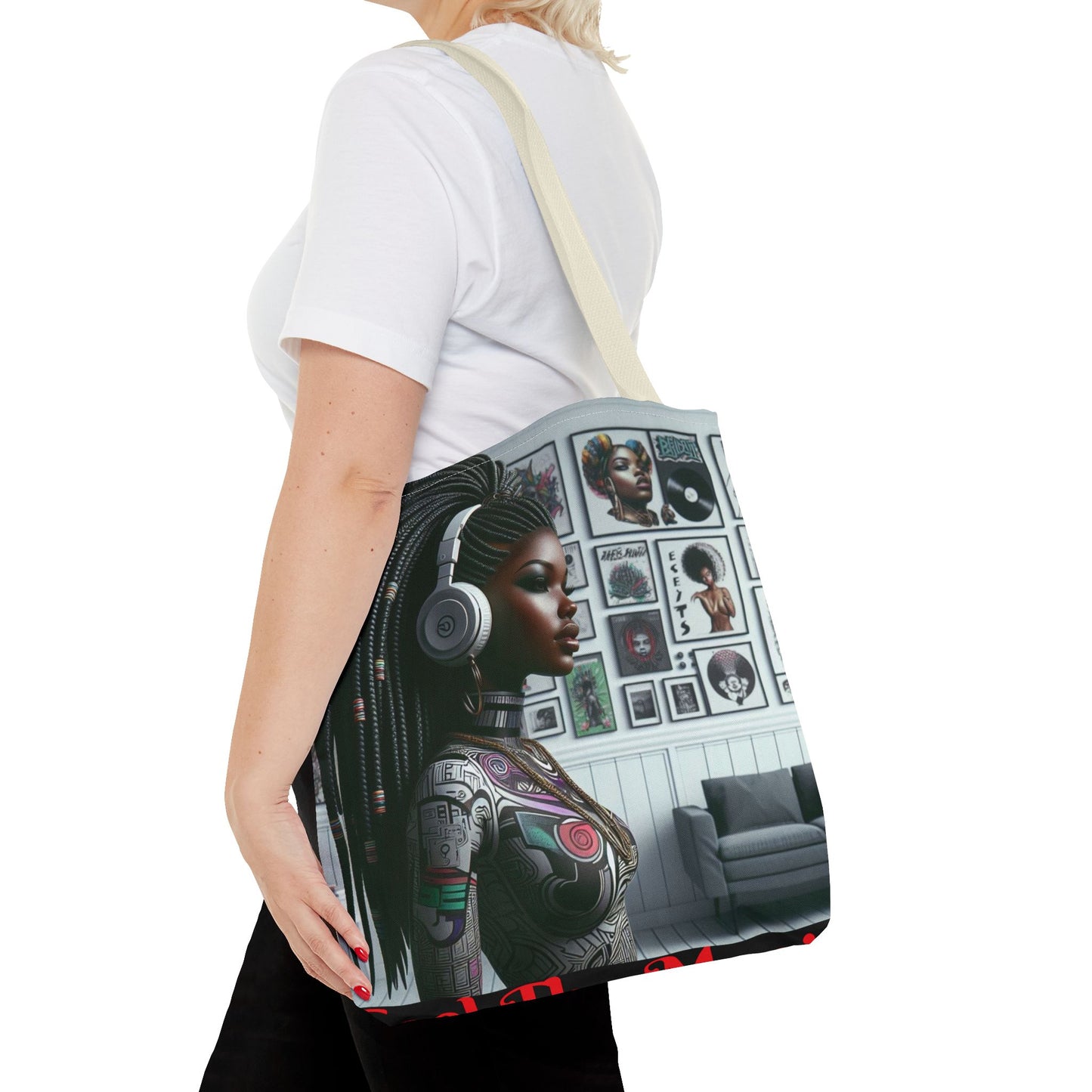 Feel The Music Tote Bag (AOP) #FM5