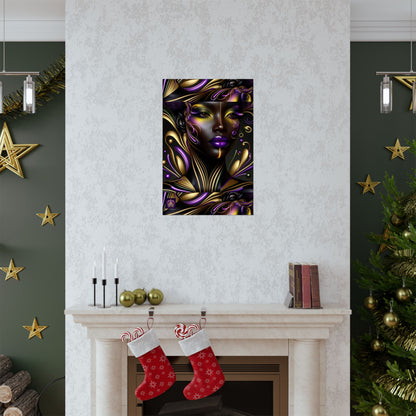 Purrple Reign Matte Vertical Posters #PR7