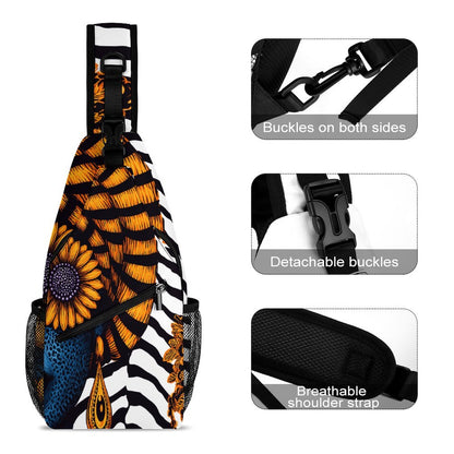 Create Unique Sling Bags with Our durable polyester (All-Over Printing)