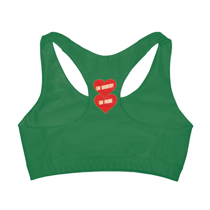 UR Worthy-UR More Girls' Double Lined Seamless Sports Bra (AOP) #15