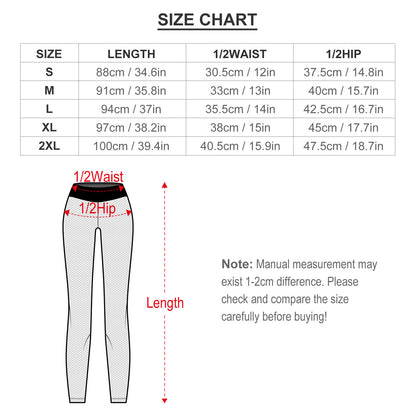 Custom Printed Honeycomb Textured Yoga Pants for Women (All-Over Printing)
