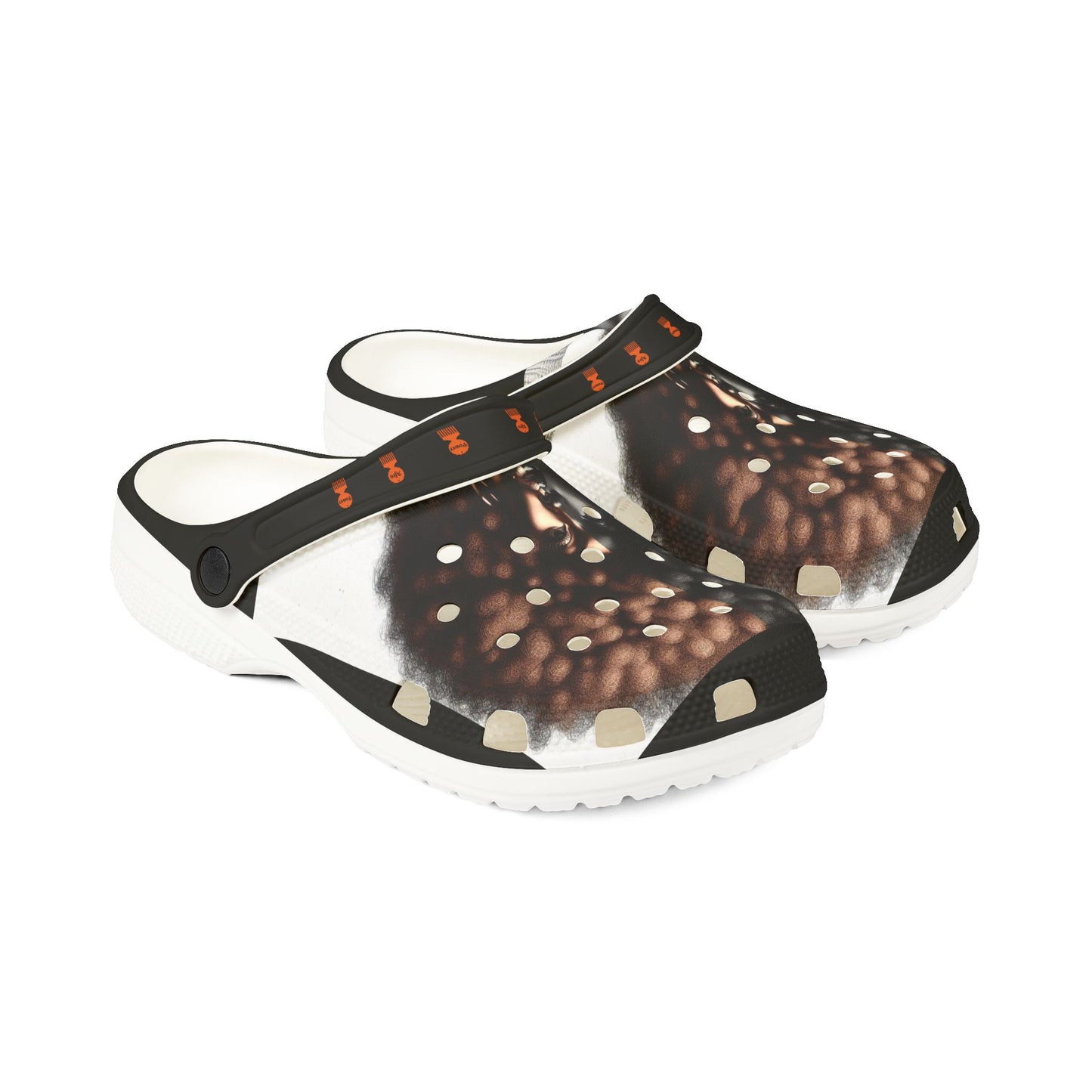 Afro Power EVA Foam Rubber Shoes (AOP) #AP5