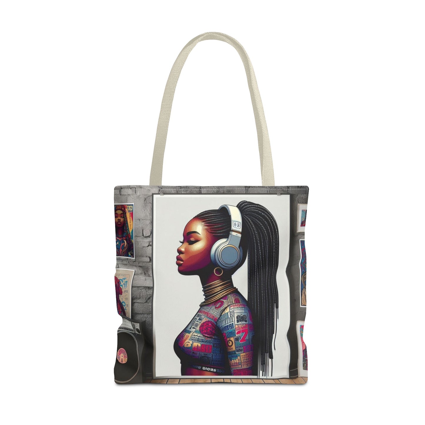 Feel The Music Tote Bag (AOP) #FM3