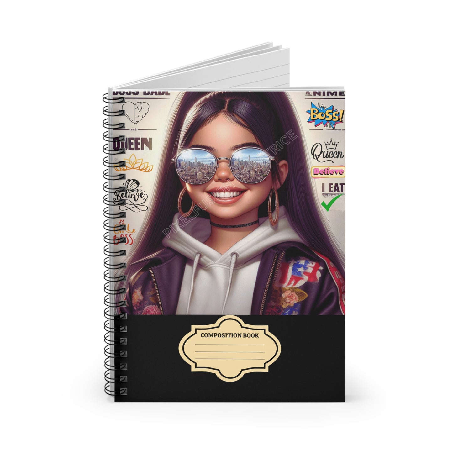 Back to School Affirmations Spiral Notebook - Ruled Line #61