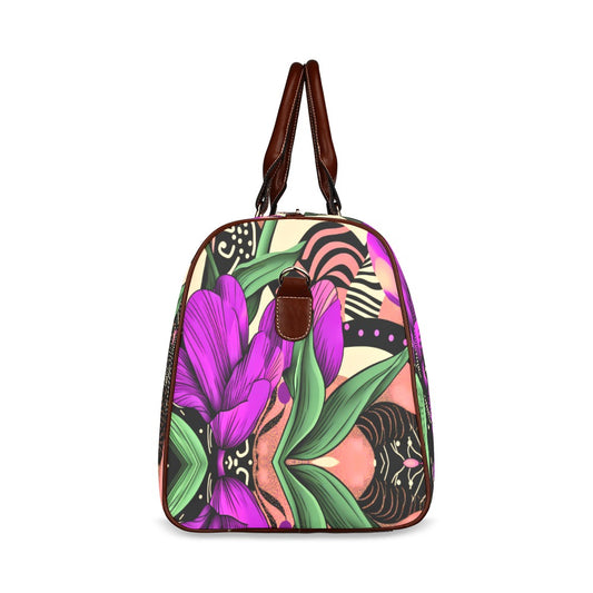 Violet Tulip Waterproof Travel Bag/Small (Model 1639) Waterproof Travel Bag/Small (Model 1639)