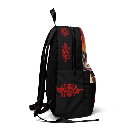 Born To Ride Unisex Classic Backpack #13M