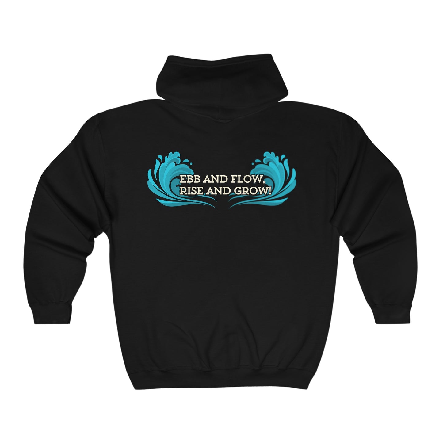 Life is Wavy Unisex Heavy Blend™ Full Zip Hooded Sweatshirt #LW1