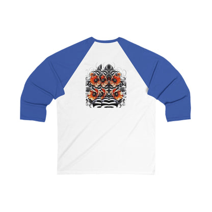 Zebra Fantasy 3\4 Sleeve Baseball Tee #ZF38