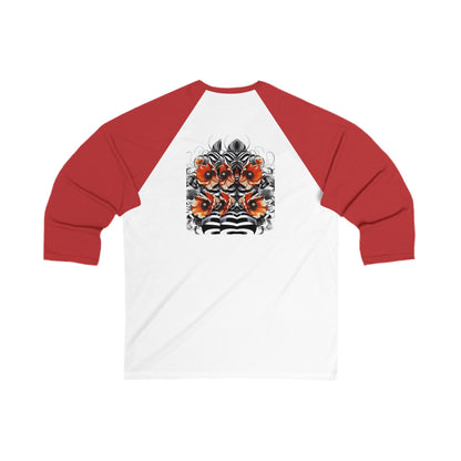 Zebra Fantasy 3\4 Sleeve Baseball Tee #ZF38