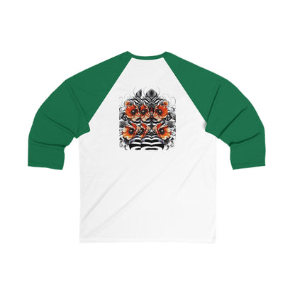 Zebra Fantasy 3\4 Sleeve Baseball Tee #ZF38
