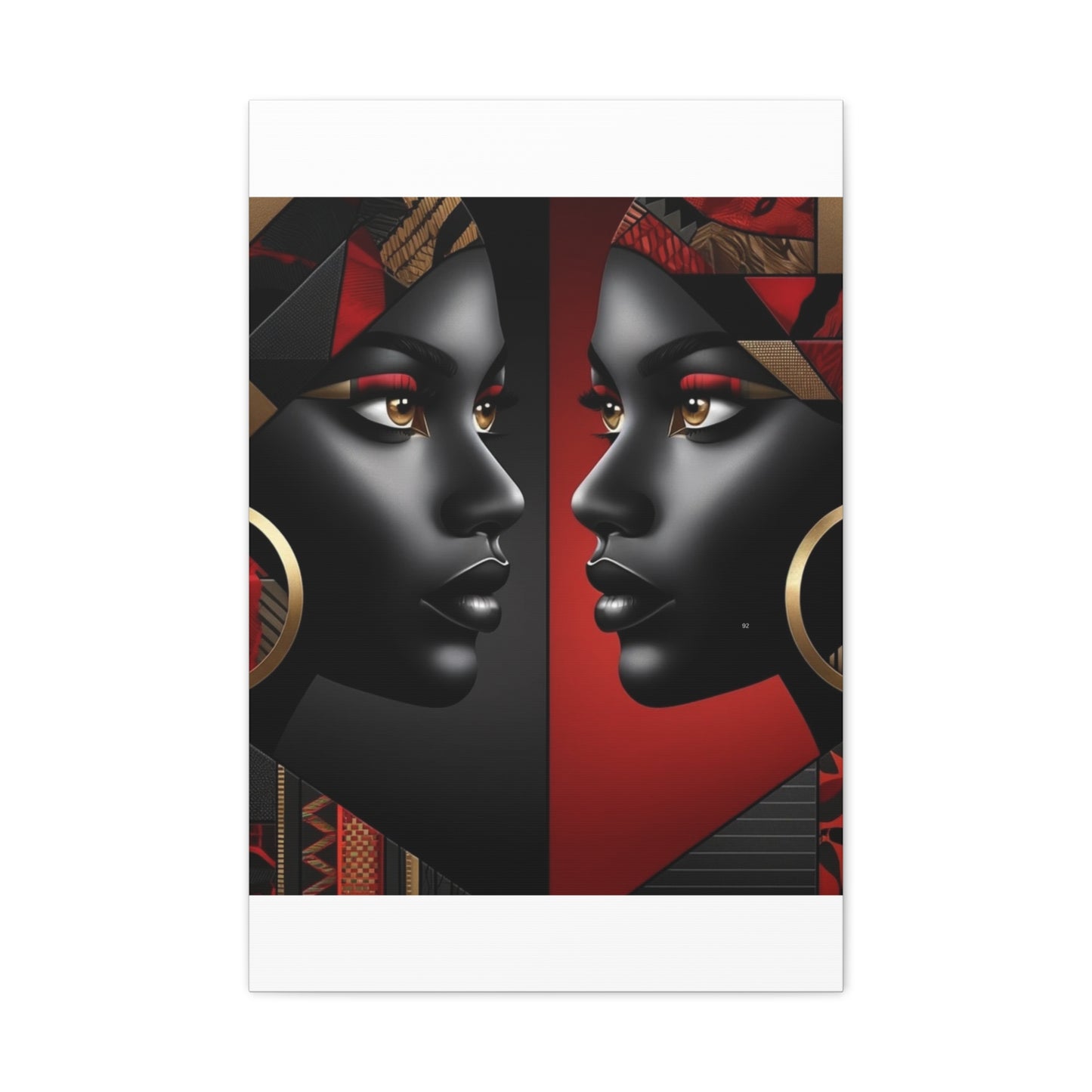 Dual Faced Matte Canvas, Stretched, 1.25" #DF1