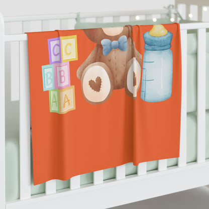 Teddy Bear Baby Swaddle Blanket #TB1
