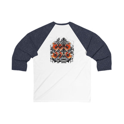 Zebra Fantasy 3\4 Sleeve Baseball Tee #ZF38