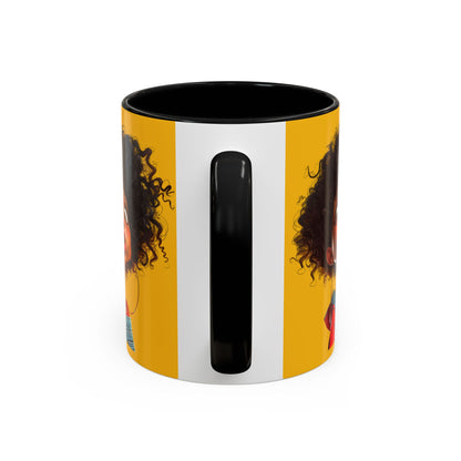 Enter At Your Own Risk Accent Coffee Mug (11, 15oz) #EYOR2